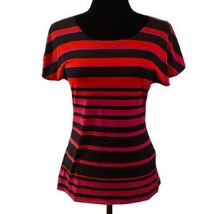 ‎Vintage Suzie black and red striped top